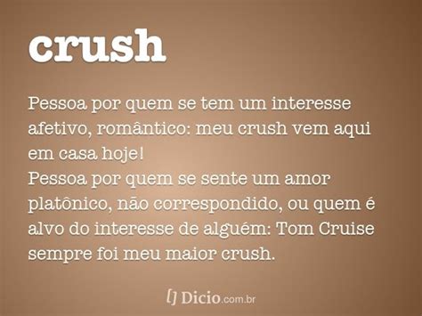 o que é crush em português
